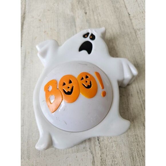 Ghost boo light up jsny vintage Halloween decor home - Picture 2 of 8